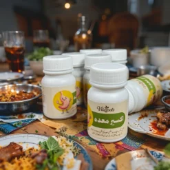 akseer maida jars on table